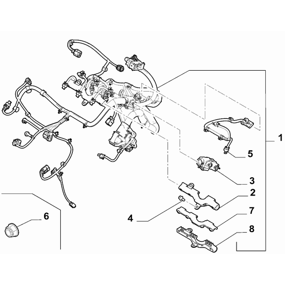 Jeep Renegade 2015-Present Fuel Injection System Nut