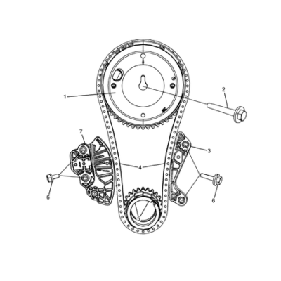 Jeep Grand Cherokee 2021-Present Timing Belt/Chain And Cover And Balance Shaft Valve Guide