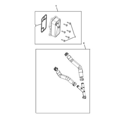 Jeep Grand Cherokee 2021-Present Engine Oil Cooler Condenser