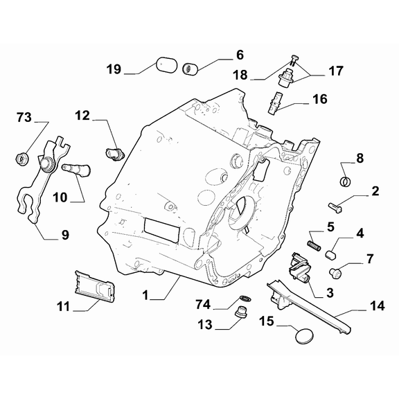 Jeep Avenger 2023-Present Transmission Case And Covers Bush