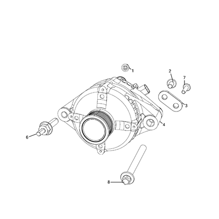 Jeep Compass 2017-Present Generators/Alternators Screw