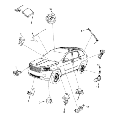 Jeep Grand Cherokee 2011-2020 Sensors Sensor