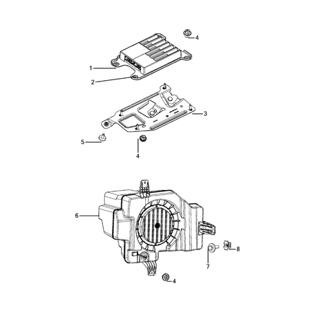 Jeep Grand Cherokee 2021-Present Radio, Antenna, Speakers, Dvd, And Video Systems Screw And Washerassy