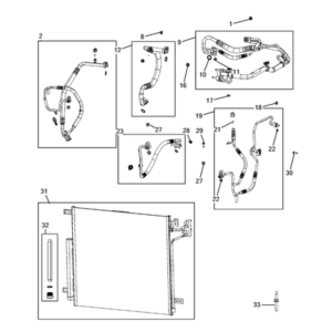 Jeep Grand Cherokee 2021-Present Air Conditioner And Heater Plumbing Valve