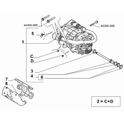 Jeep Renegade 2015-Present 4X4 Rear Bridge And Axles Vent