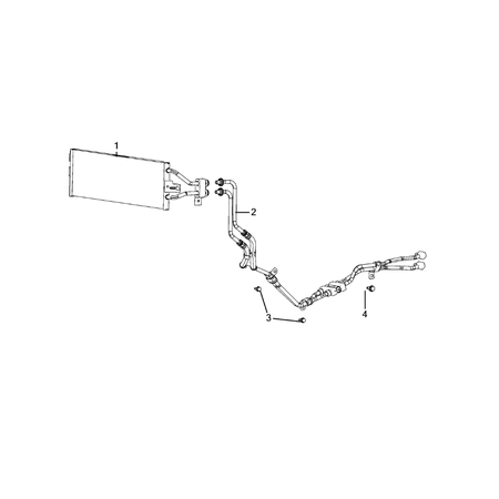 Jeep Grand Cherokee 2021-Present Transmission Oil Cooler And Lines Sleeve