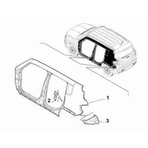 Jeep Renegade 2015-Present Bodyshell,Structure (Front Part) Support