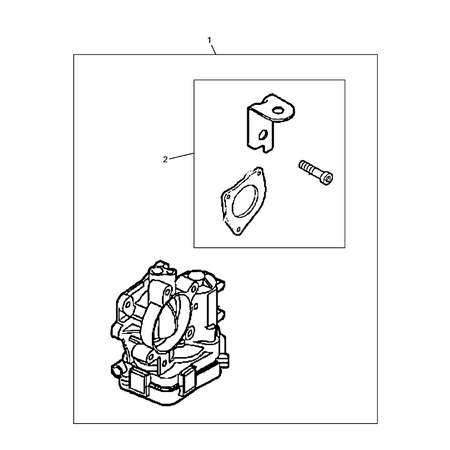 Jeep Compass 2017-Present Throttle Body Right Throttle Body