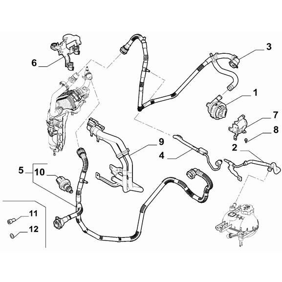 Jeep Renegade 2015-Present Radiator And Leads Screw And Washerassy