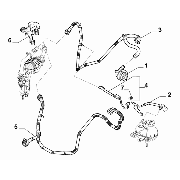 Jeep Renegade 2015-Present Radiator And Leads Seal Gasket