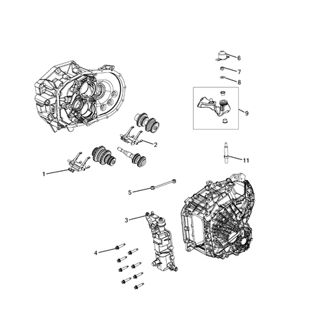 Jeep Cherokee 2014-2018 Fork And Rails Plane Washer