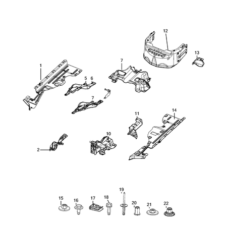 Jeep Grand Cherokee 2021-Present Exhaust System Nut