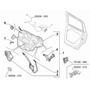 Jeep Renegade 2015-Present Back Door Glass