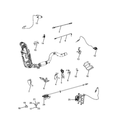 Jeep Compass 2017-Present Sensors Nut