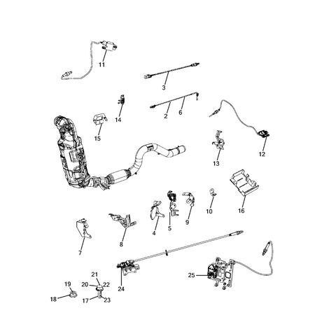 Jeep Compass 2017-Present Sensors Screw