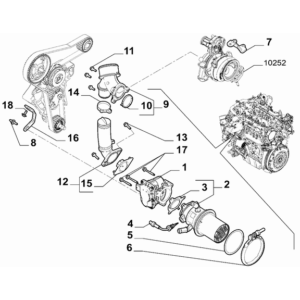 Jeep Renegade 2015-Present Exhaust Gas Control Device Pipe