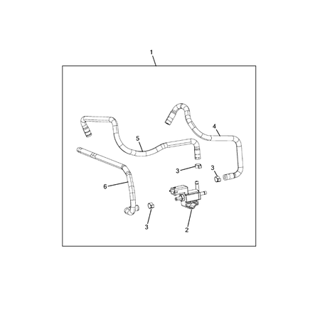 Jeep Compass 2017-Present Emission Harness Sleeve