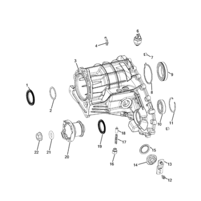 Jeep Wrangler 2018-Present Case And Related Parts Retainer