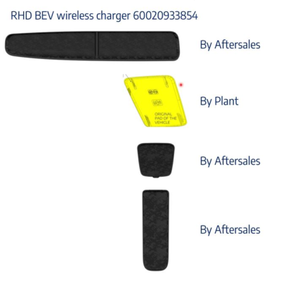 Avenger 2023-Present Rubber Mats Kit For Rhd At W/O Wireless Charger