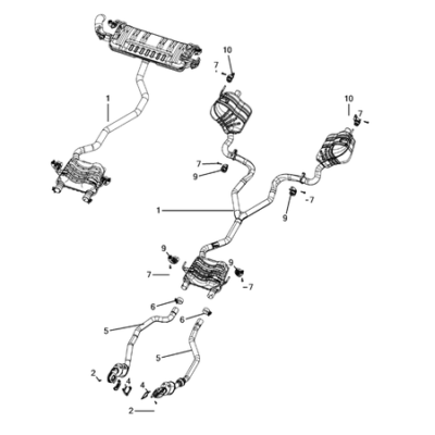 Jeep Grand Cherokee 2021-Present Exhaust System Screw