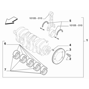 Jeep Renegade 2015-Present Crankcase And Cylinder Head Screw