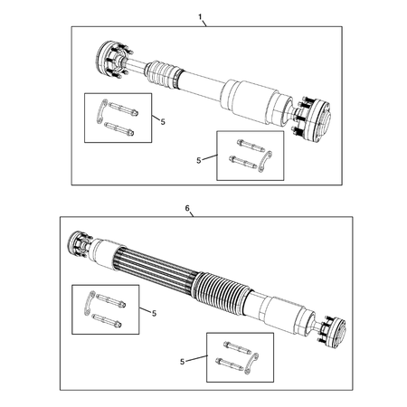 Jeep Wrangler 2018-Present Drive Shaft Propeller Shaft