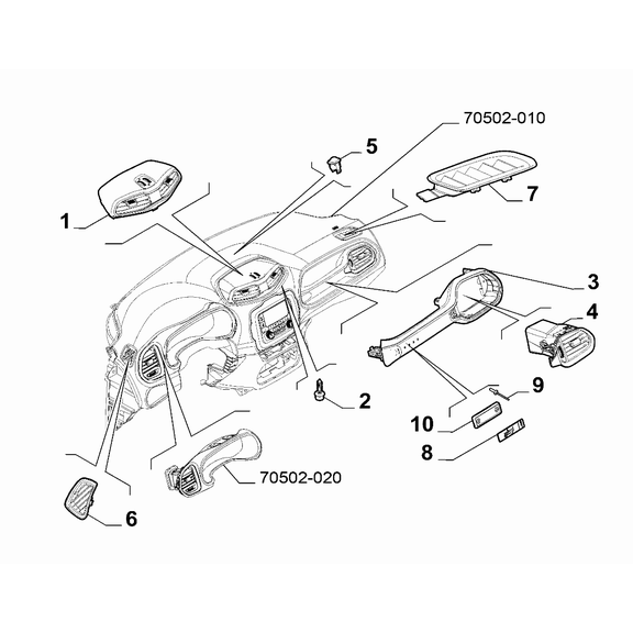 Jeep Renegade 2015-Present Instrument Panel Plug