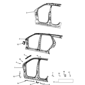 Jeep Wrangler 2018-Present Front Bumper And Fascia Nut