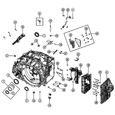 Jeep Renegade 2015-Present Automatic Gears Shaft