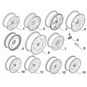 Jeep Renegade 2015-Present Wheels Spare Wheel