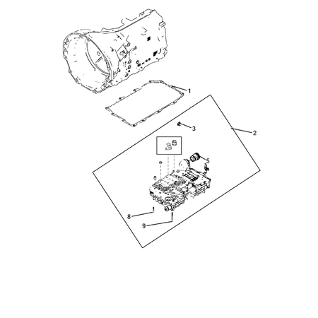 Jeep Wrangler 2018-Present Valve Body, Accumulator, Solenoid And Parking Sprag Screw