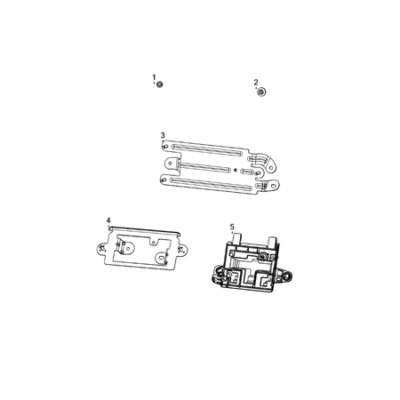 Jeep Grand Cherokee 2021-Present Keys, Modules And Engine Controllers Bracket