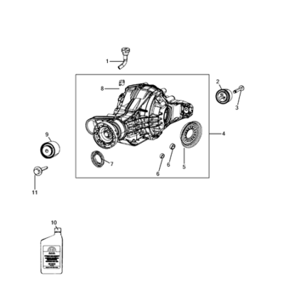 Jeep Grand Cherokee 2021-Present Rear Axle Assembly Seal