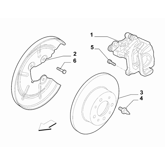 Jeep Renegade 2015-Present Rear Brakes Screw