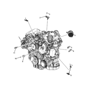 Jeep Wrangler 2018-Present Battery, Battery Tray And Cables Bracket