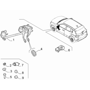 Jeep Renegade 2015-Present Brake Vacuum System Seal Gasket