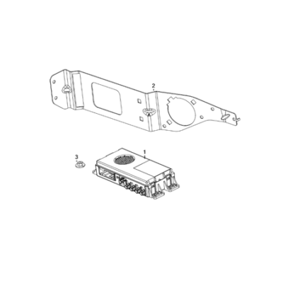 Jeep Wrangler 2018-Present Keys, Modules And Engine Controllers Bracket