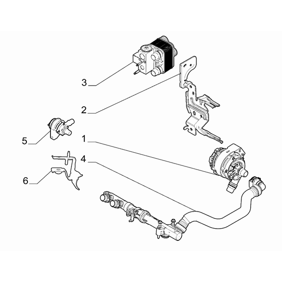 Jeep Avenger 2023-Present Radiator And Leads Support