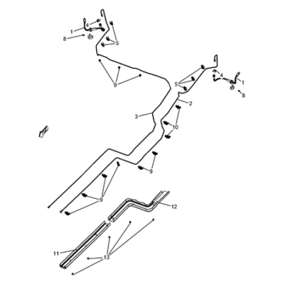 Jeep Cherokee 2014-2018 Hydraulic Pipe