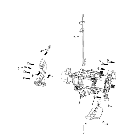 Jeep Cherokee 2014-2018 Transfer Case Assembly Screw