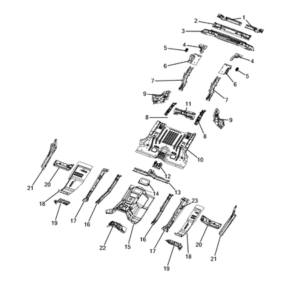 Jeep Wrangler 2018-Present Body Hold Down Nut