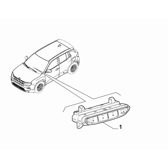 Jeep Avenger 2023-Present Transmission Outer Controls Electronic Control Unit