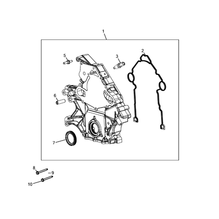 Jeep Grand Cherokee 2011-2020 Timing Belt/Chain And Cover And Balance Shaft Stud