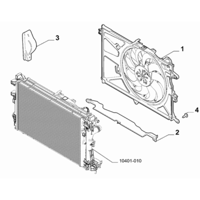 Jeep Renegade 2015-Present Fan And Fan Drive Screw