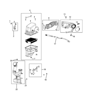 Jeep Renegade 2015-Present Exhaust Gas Control Device Electro-Valve