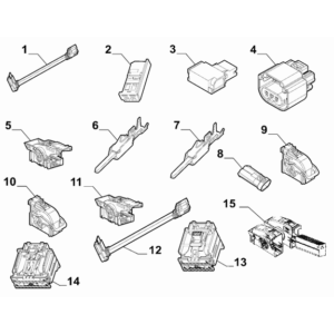 Jeep Renegade 2015-Present Cable Assembly Connectors Connector Kit