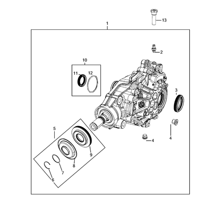 Jeep Grand Cherokee 2021-Present Front Axle Assembly Seal