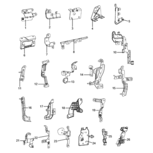 Jeep Renegade 2015-Present Cable Assembly Connectors Connector Kit