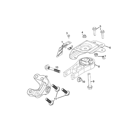 Jeep Cherokee 2014-2018 Engine Mounting Support