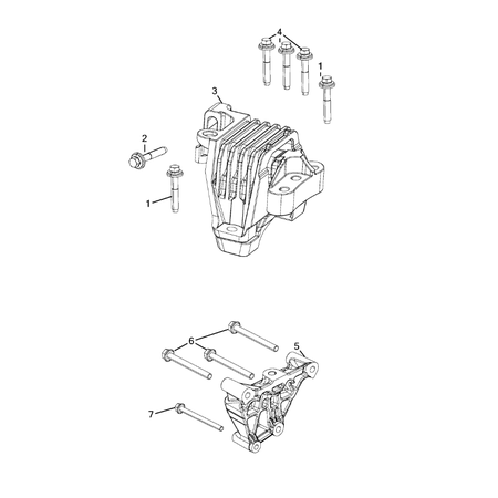 Jeep Cherokee 2014-2018 Engine Mounting Screw